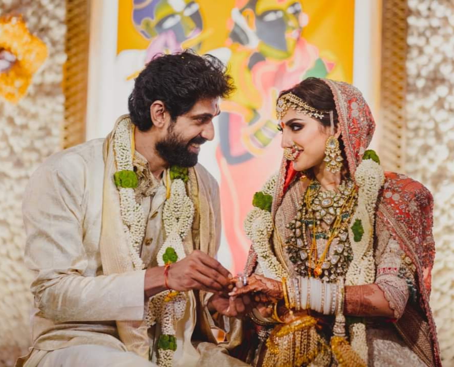 Rana Daggubati and Mihika Bajaj pics from their marriage