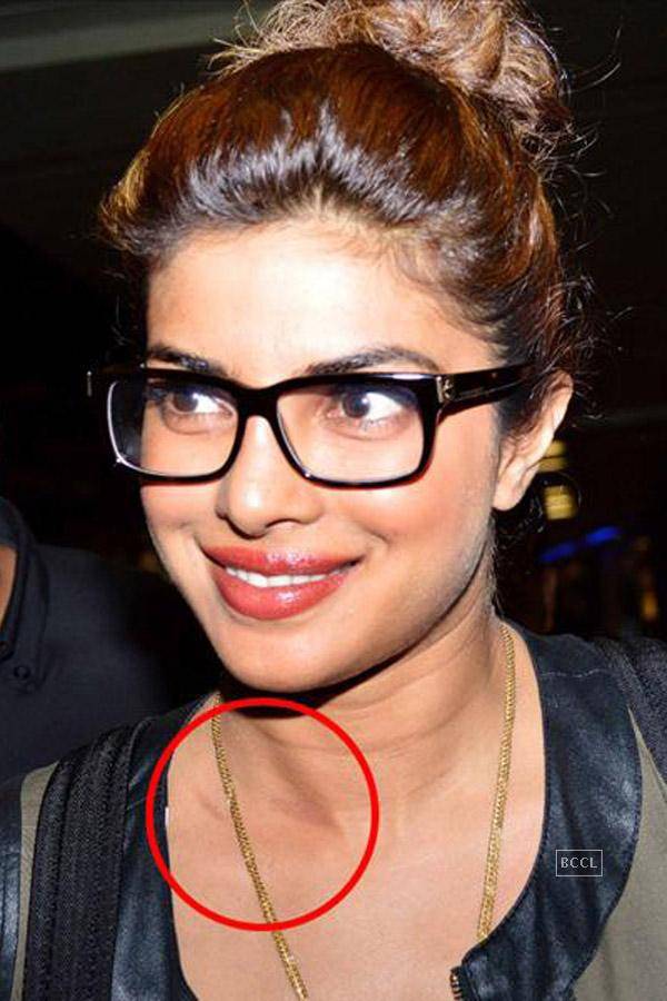 priyanka chopra with a hickey