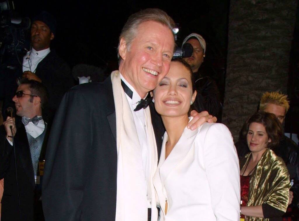 Angelina Jolie and Jon Voight