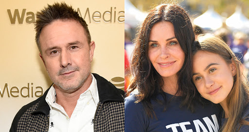 David Arquette, Courteney Cox, and Coco