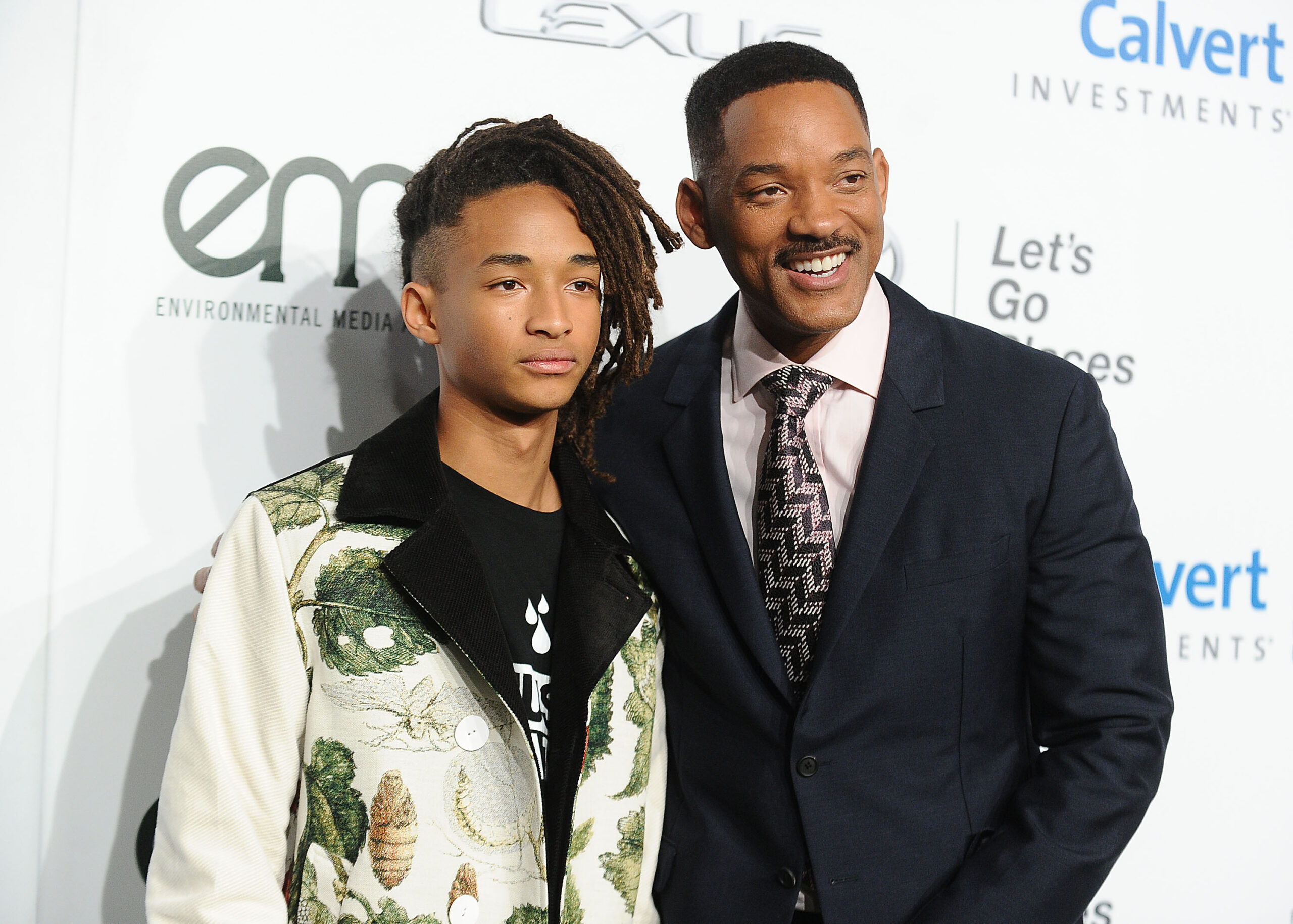 Jaden Smith and Will Smith