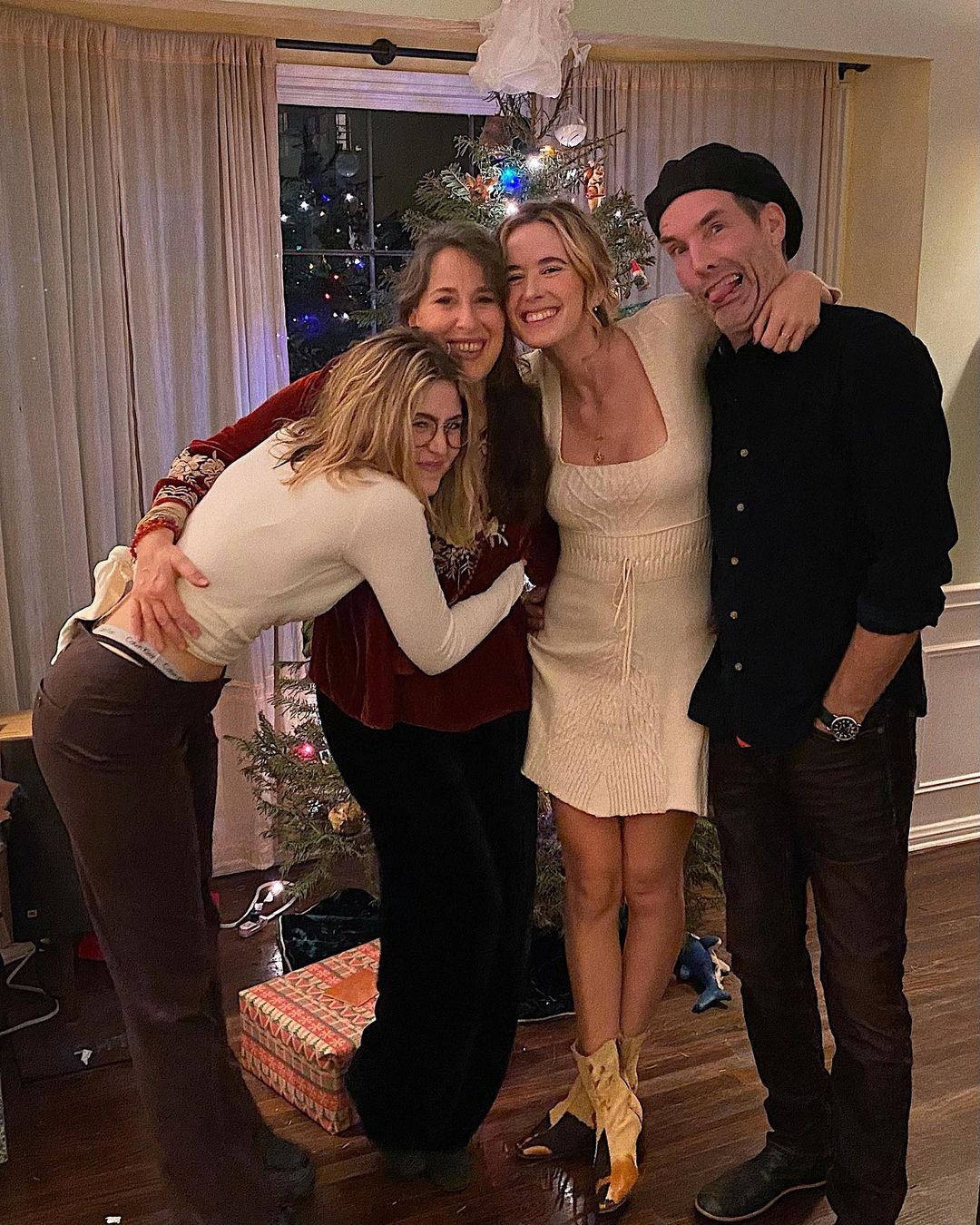 Maggie Wheeler With Her Daughters Gemma And Juno