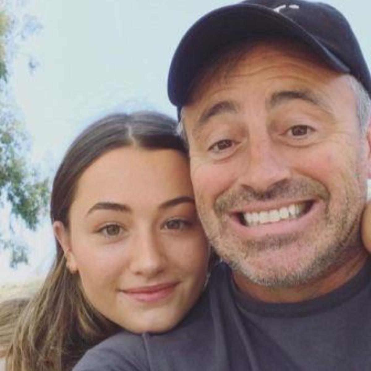 Matt LeBlanc With Her Daughter Marina While Having Fun