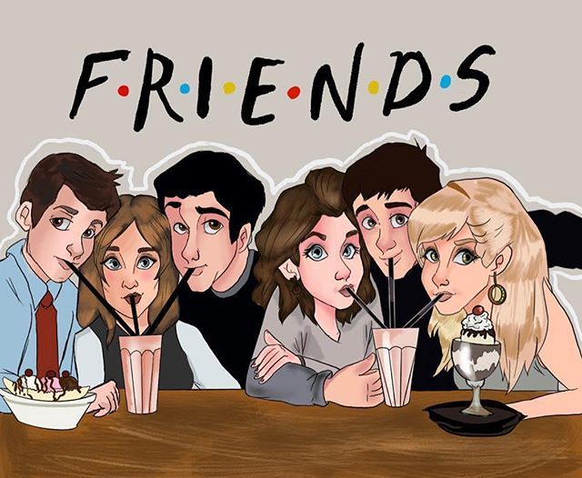 FRIENDS TV Series Characters 