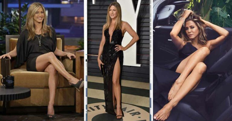 25 Photos Show Jennifer Aniston Loves Flaunting Her Sexy Legs On Screen