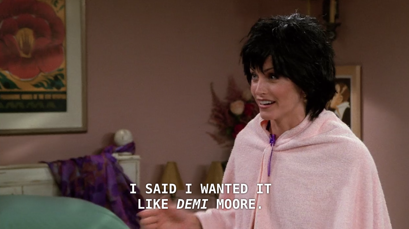 The One Where Phoebe Gives A Haircut To Monica