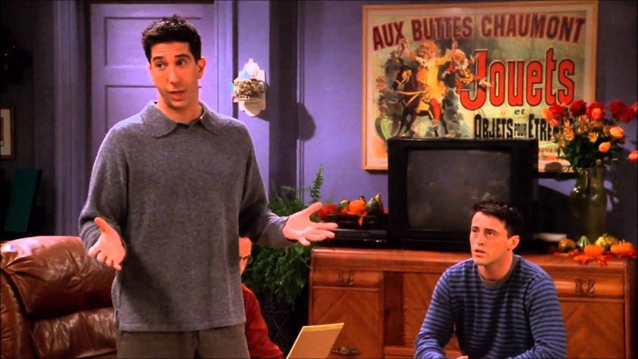 The Posters Behind Monica's TV in friends