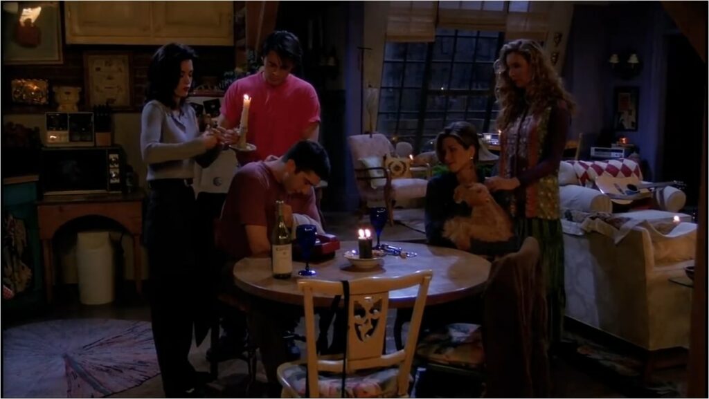 total blackout in friends episode