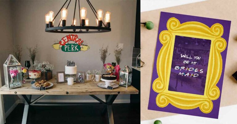 25 FRIENDS Themed Bridal Shower Ideas & Inspirations For Fans To Try