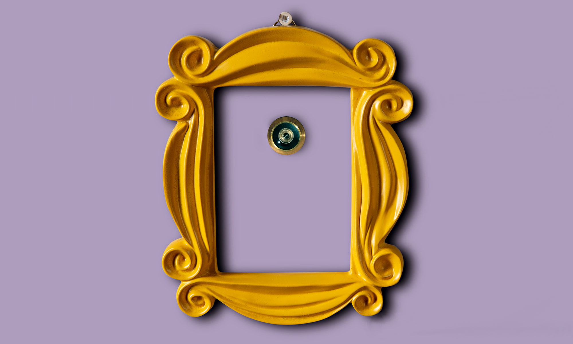 monica's peephole Decor for friends fan