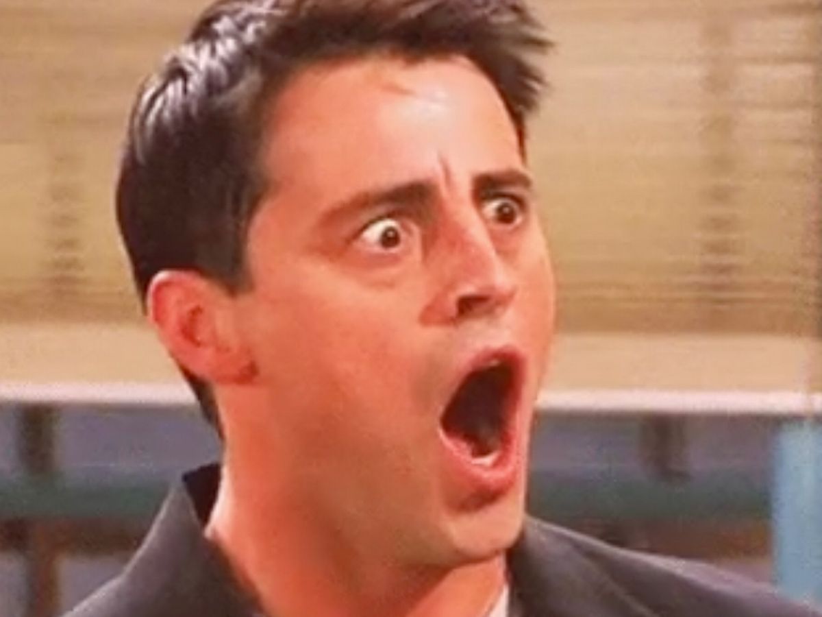 Joey's reaction