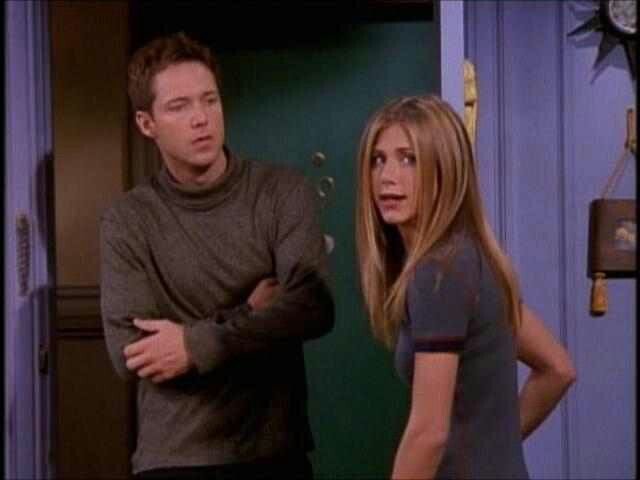 Rachel and Danny in Monica's apartment