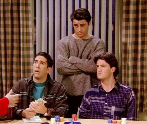 Ross-joey-and-chandler-in-ross's-apartment